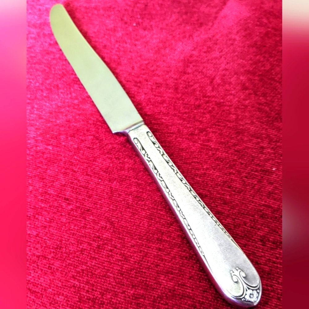 EXQUISITE BY Wm ROGERS & SON 1940 COLLECTIBLE FRENCH GRILLE KNIFE